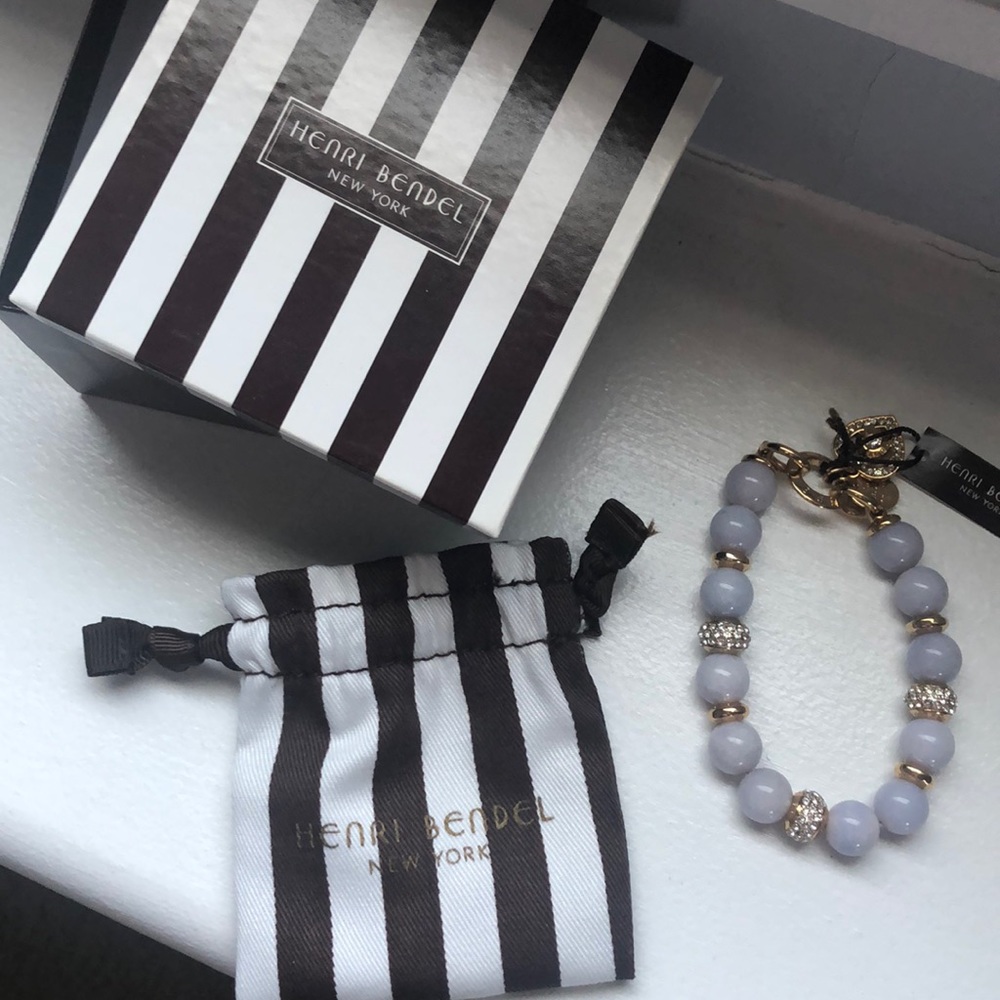 Henri Bender boho grand charm bracelet lilac